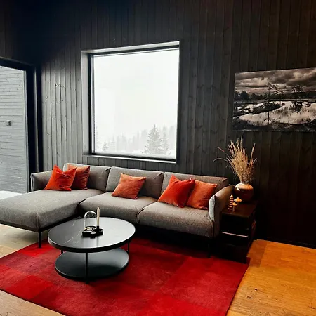 Modern Overlooking Gudbrandsdalen Сasa de vacaciones *