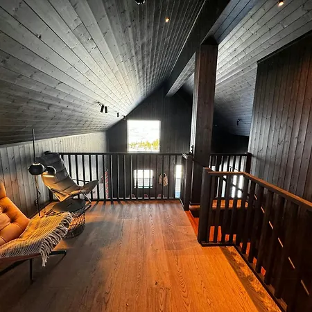 Modern Overlooking Gudbrandsdalen Сasa de vacaciones Øyer