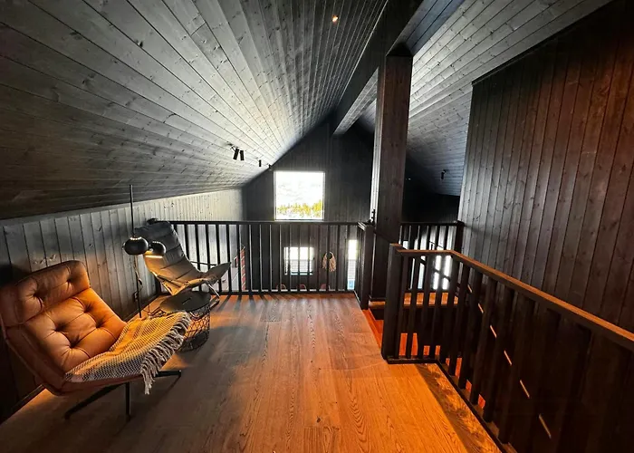 Modern Overlooking Gudbrandsdalen Casa de Férias Øyer